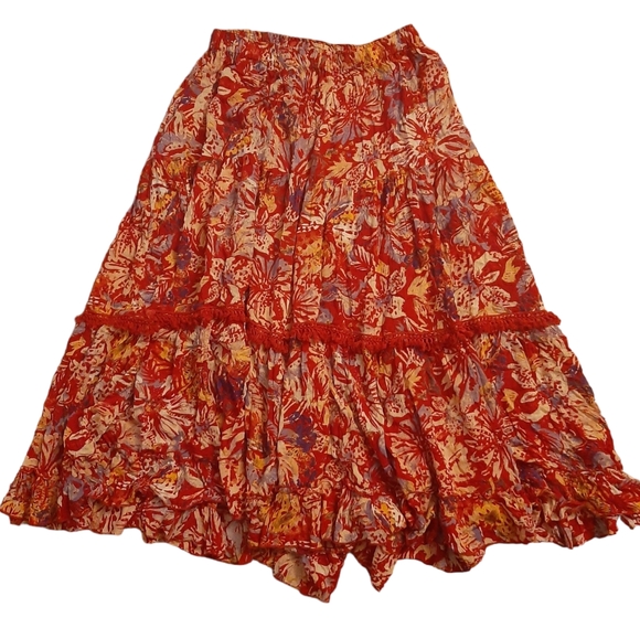 Free People Maxi Skirt Size Large - Picture 1 of 4